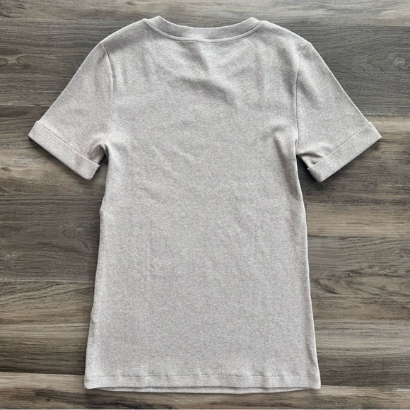 Peserico | Micro-Ribbed Stretch Jersey T-Shirt - Picture 5 of 5